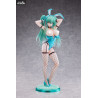 Original Character - Figurine Green Twin Tail Bunny-chan, Fishnet Tights