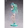 Original Character - Figurine Green Twin Tail Bunny-chan, Fishnet Tights