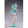 Original Character - Figurine Green Twin Tail Bunny-chan, Fishnet Tights