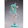 Original Character - Green Twin Tail Bunny-chan figure, Fishnet Tights