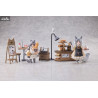 Decorated Life Collection - Pack figurines Tea Time Cats, Cat Town Bakery Staff & Customer Set
