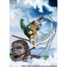 Attack on Titan - Levi vs Beast Titan figure