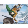 Attack on Titan - Levi vs Beast Titan figure