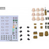Little Armory - Accessories for figures Armed JK Variant Loadout Set 2 figure, Figma