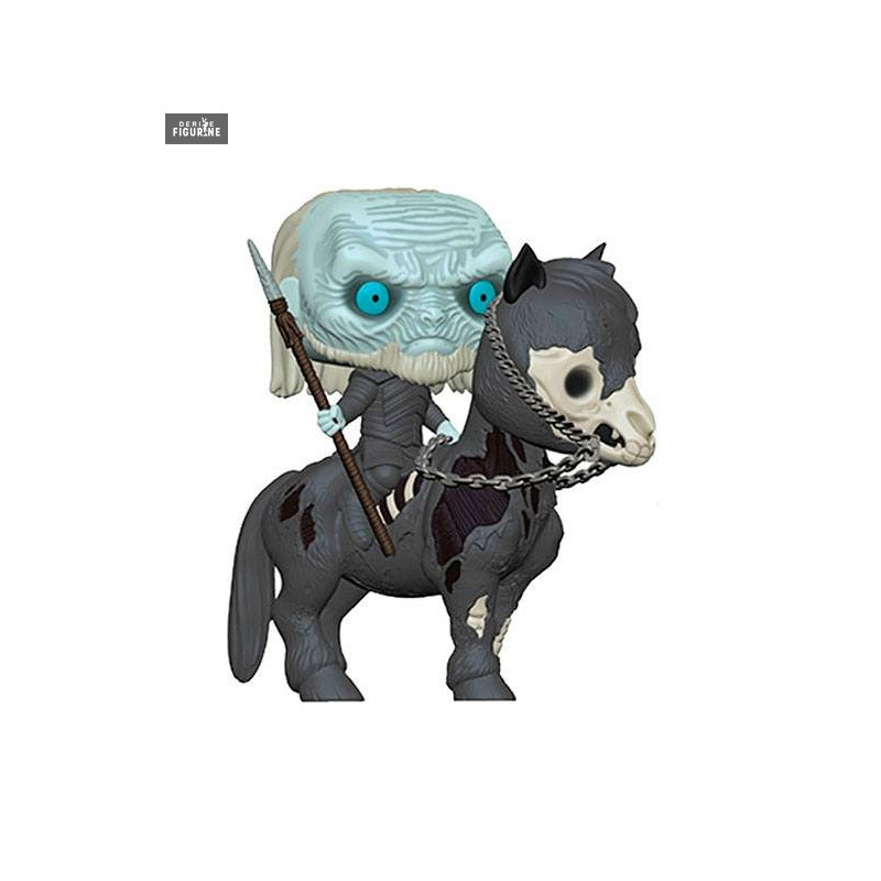 Pop! Game of Thrones - Marcheur blanc à cheval, Rides