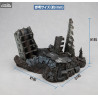Mobile Suit Gundam - New York City Ruins Material Color Edition figure, G Structure Realistic Model Series