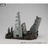 Mobile Suit Gundam - New York City Ruins Material Color Edition figure, G Structure Realistic Model Series