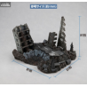 Mobile Suit Gundam - New York City Ruins Material Color Edition figure, G Structure Realistic Model Series