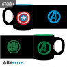 Pack mini-mugs Marvel - Captain America et Hulk