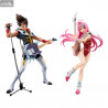 Macross 7 - Pack figures Mylene Jenius & Nekki Basara, Fire Bomber Live Stage
