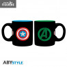 Pack mini-mugs Marvel - Captain America et Hulk