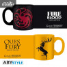 Pack mini-mugs Game of Thrones - Targaryen et Baratheon