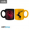 Pack mini-mugs Game of Thrones - Targaryen et Baratheon