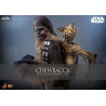 Star Wars Episode V - Figure Chewbacca with Disassembled C-3PO, Movie Masterpiece