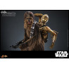 Star Wars Episode V - Figure Chewbacca with Disassembled C-3PO, Movie Masterpiece