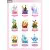 Pokemon - Pack 9 figures Evoli Evolution Vol.2, Maoxian ba