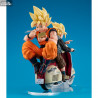 Dragon Ball - Super Saiyan Son Goku, Super Saiyan Son Gohan & Motorbike figure, Desktop Real McCoy EX diorama