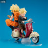 Dragon Ball - Super Saiyan Son Goku, Super Saiyan Son Gohan & Motorbike figure, Desktop Real McCoy EX diorama