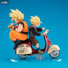 Dragon Ball - Super Saiyan Son Goku, Super Saiyan Son Gohan & Motorbike figure, Desktop Real McCoy EX diorama