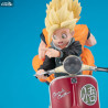 Dragon Ball - Super Saiyan Son Goku, Super Saiyan Son Gohan & Motorbike figure, Desktop Real McCoy EX diorama