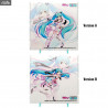 Dioramansion - Décor pour figurines Nendoroid et FIGMA Racing Miku Pit 2019 Optional Panel Key Visual au choix