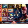 Marvel - Figurine Captain Marvel Classique ou Deluxe, Movie Masterpiece