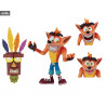 Crash Bandicoot - Figurine Crash with Aku Aku Mask, Ultra Deluxe