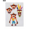 Crash Bandicoot - Figurine Crash with Aku Aku Mask, Ultra Deluxe