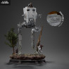 Star Wars - Figurine AT-ST & Chewbacca, Demi Art Scale
