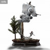Star Wars - Figurine AT-ST & Chewbacca, Demi Art Scale