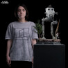 Star Wars - Figurine AT-ST & Chewbacca, Demi Art Scale