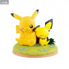 Pokemon - Pikachu & Pichu figure, Relaxing Time