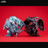 Yu-Gi-Oh! Duel Monsters - Pack figures Red Eyes Black Dragon & The Winged Dragon of Ra (with gift), Megatoon