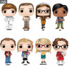 Pop! The Big Bang Theory - Howard, Sheldon, Amy, Stuart, Raj, Bernadette, Leonard ou Penny