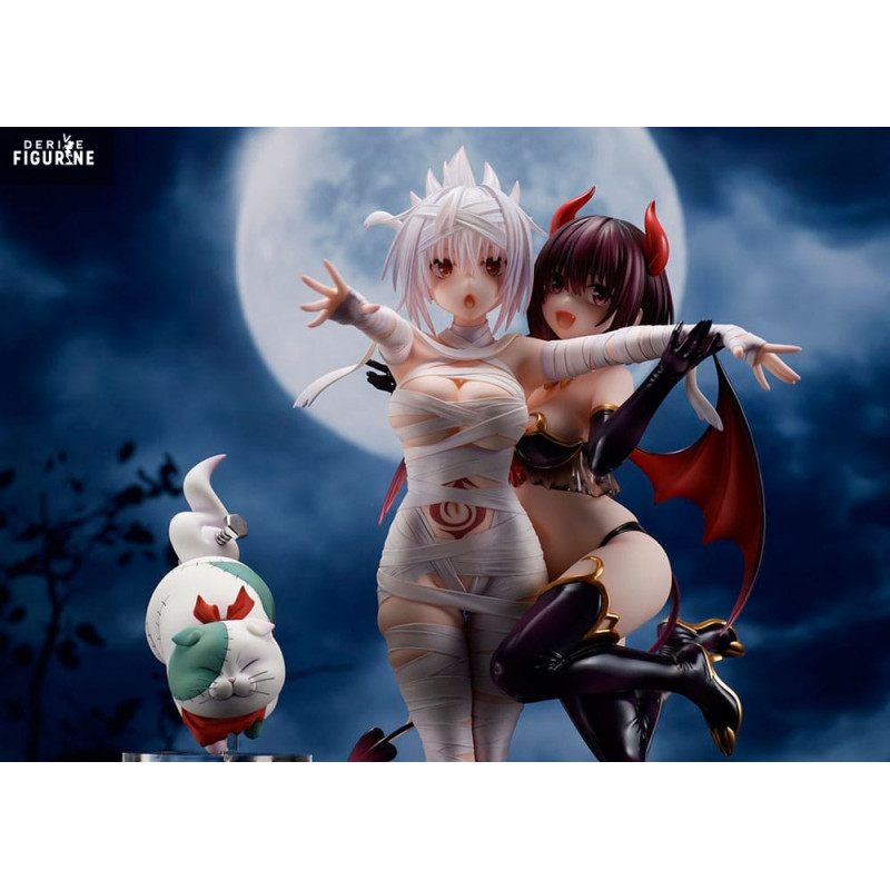 Ayakashi Triangle - Matsuri Kazamaki, Suzu Kanade & Shirogane figure