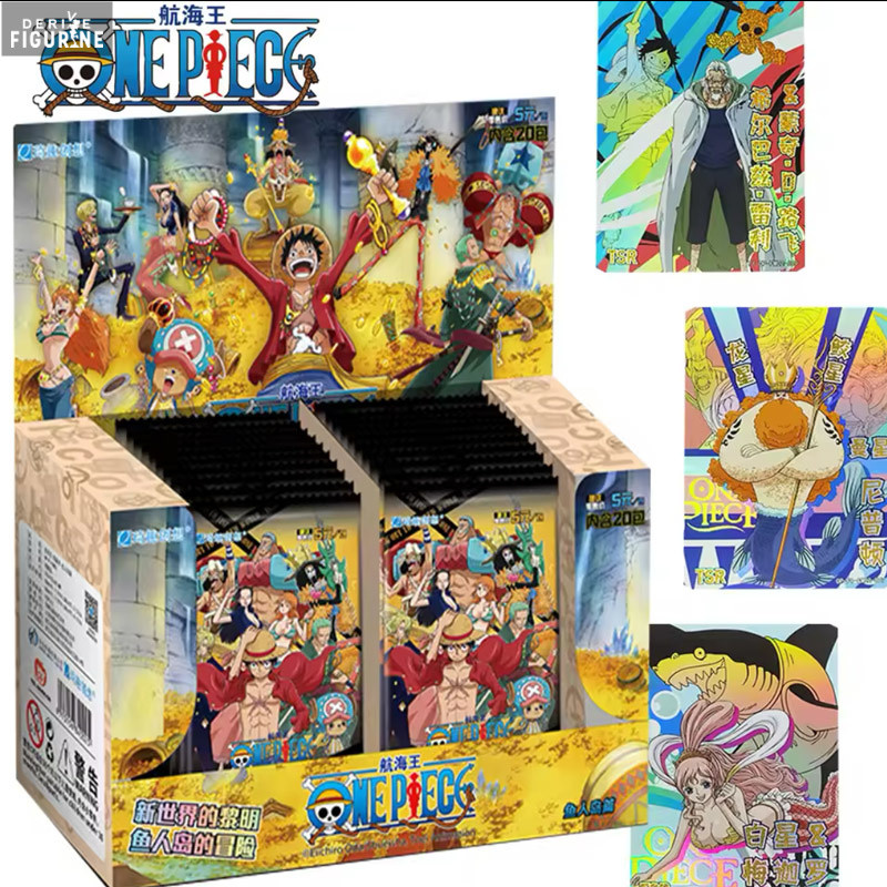 Produit cadeau offre Noël - One Piece - x1 Booster cartes chinoises Kayou Card Booster, Adventure Of Fishman Island