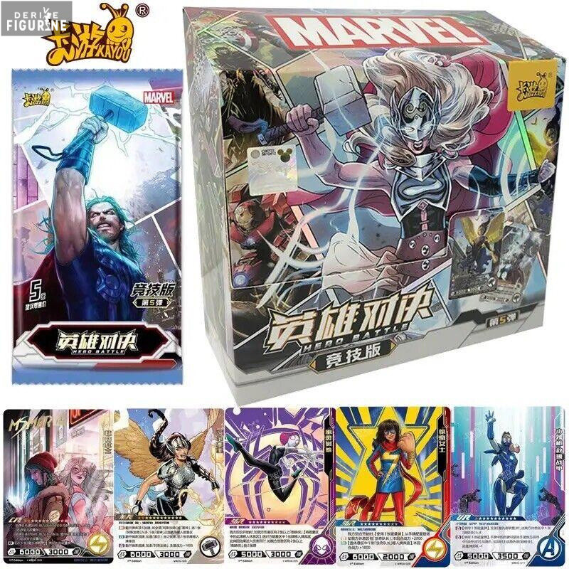 Gift product offers Christmas - Marvel - x1 Booster cards chinese Kayou Card Booster, Avengers Hero Battle Vol 4