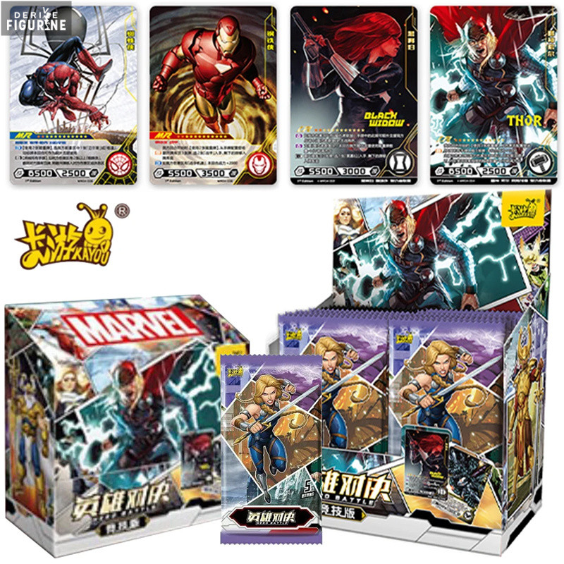 Gift product offers Christmas - Marvel - x1 Booster cards chinese Kayou Card Booster, Avengers Hero Battle Vol 5