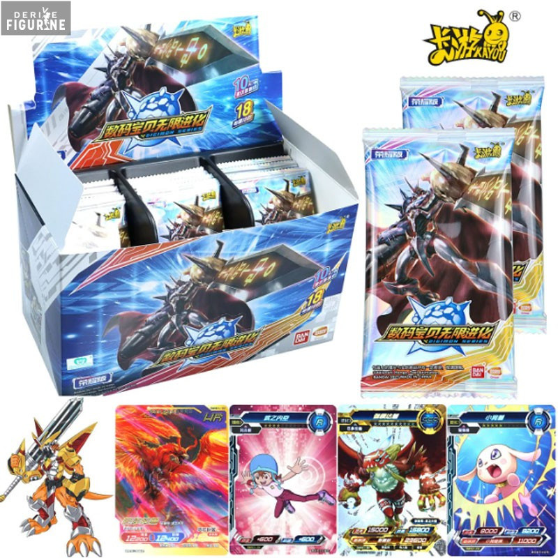 Gift product offers Christmas - Digimon - x1 Booster cards chinese Kayou Card Booster, Honor Edition