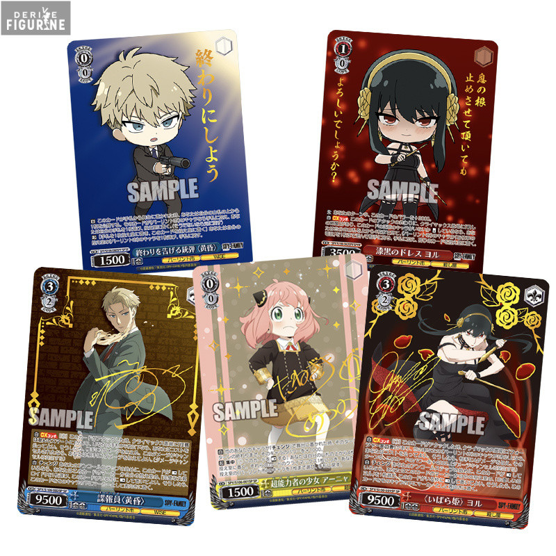 Gift product offers Christmas - Spy X Family - x1 Booster cards japanese, Weiss Schwarz TCG