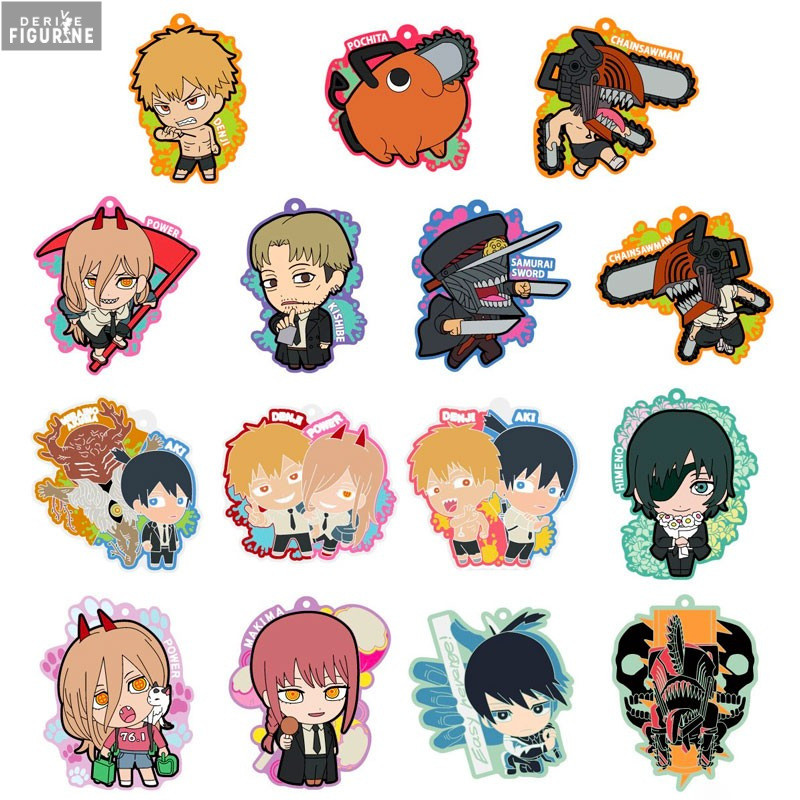 Produit cadeau offre Noël - Porte-clés aléatoire Chainsaw Man - Rubaration