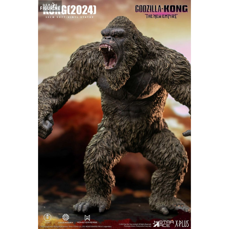Godzilla vs. Kong: The New Empire - Figurine Kong, Soft Vinyl
