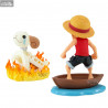 One Piece - Monkey D. Luffy & Going Merry figure, WCF Log Stories