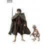 Le Seigneur des Anneaux - Pack 2 figurines Frodo Baggins & Gollum, S.H Figuarts