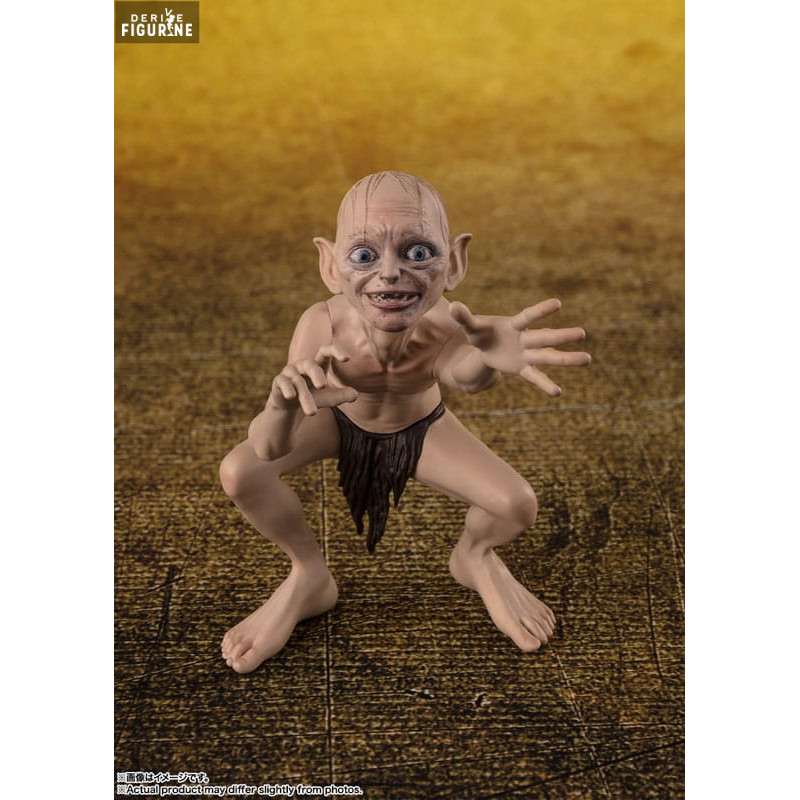 Figurine S.H. Figuarts Frodon Sacquet Et Gollum - Le Seigneur Des Anneaux | Environ 120 Mm | Avec Cape En Tissu