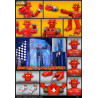 Super Robot Mach Baron - Figurine Mach Baron, Metal Action
