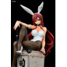 Fairy Tail - Figurine Erza Scarlet Bunny Girl Style Type White