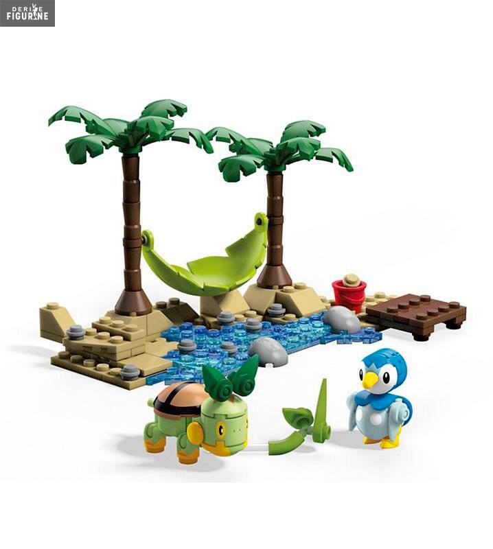 Jeton Argenté Pokémon - Ousticram, Tortipouss, Tiplouf - Neuf, Pour Collection Ou Jeu