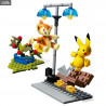 Pokemon - Figures construction game Pikachu vs. Chimchar or Piplup vs. Turtwig, Mega Construx
