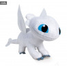Peluche Dragons 3 : Le Monde caché - Light Fury ou Krokmou